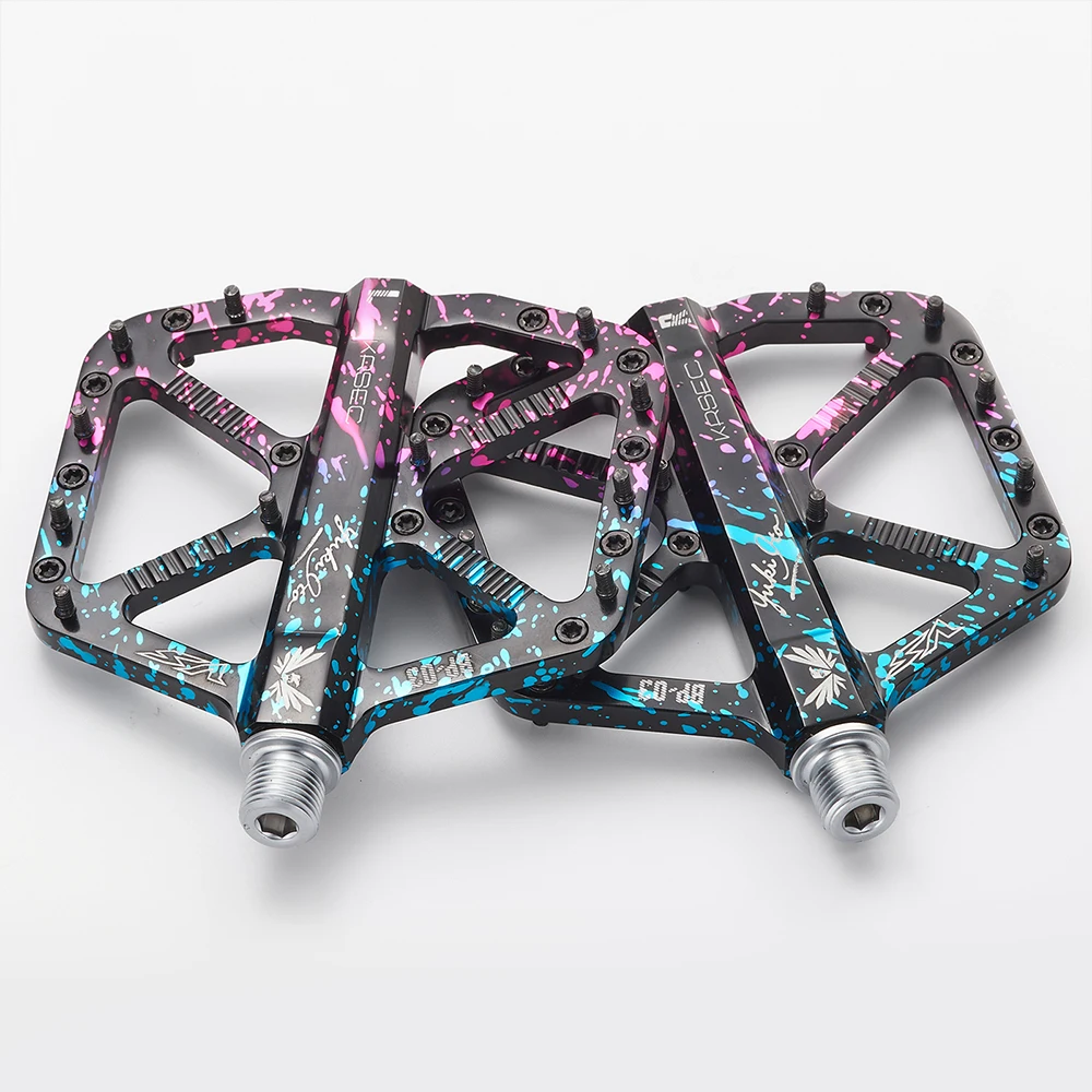 KRSEC CNC 3-Lager Fahrradpedale Ultraleichte BMX MTB Rennradpedale Rutschfeste Aluminiumlegierung Mountainbike-Teile – Detail 9