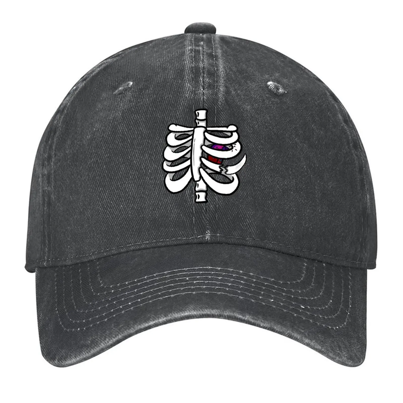

Official Broken Rib logo heart variant Baseball Cap Christmas Hat Hood Designer Hat Luxury Hat Women's Hats Men's