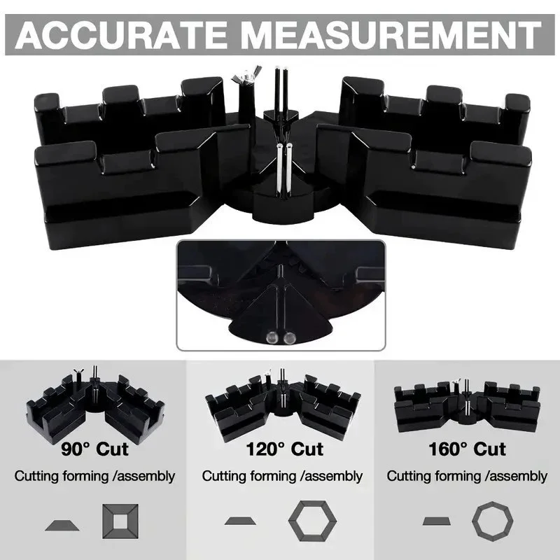 Multi-Angle 2In1 Slanted Joint Measurement Cutting Tool With Precise 85-180° Angle Positioning For Accurate Cutting. Manual Tool
