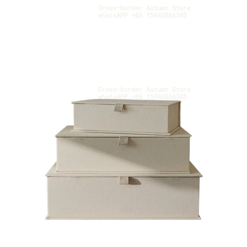 Simple storage box with lid, finishing box, dust box, sundries box ornament.