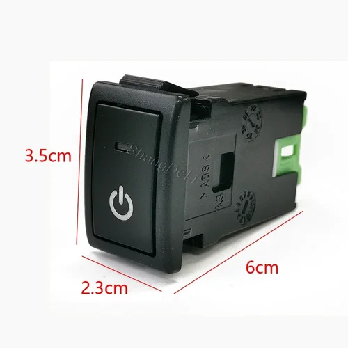 Imagen 2 del producto Para Suzuki Jimny swift LANDY 2005-2010 LED Radar antiniebla luz de circulación diurna encendido apagado interruptor de bloqueo diferencial botón pulsador