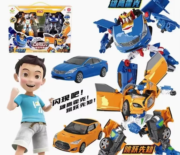 

Hello Carbot Transforming Car Fire Engine Model Ambulance Action Figure Transforming Robot Form Conversion Customized Boy Toys
