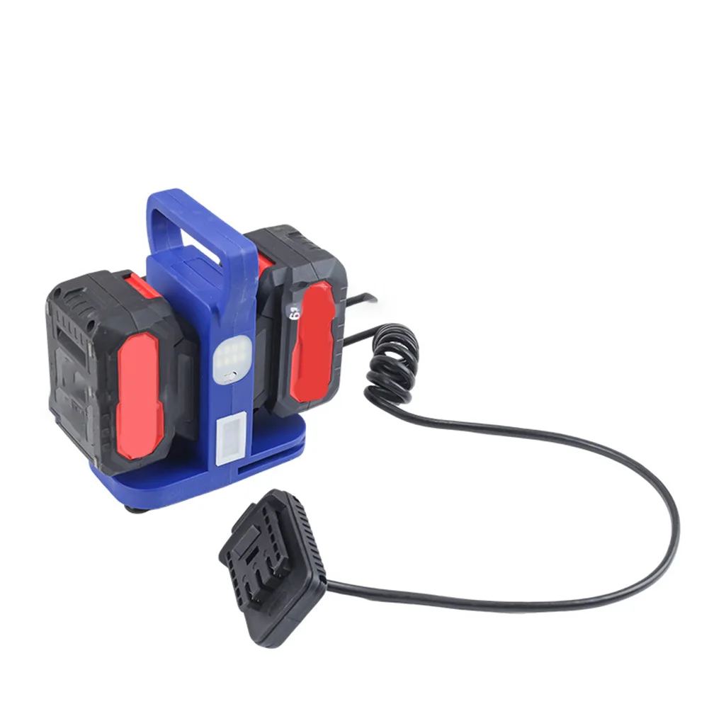 Work Light with AC or Power Bank Power Supply Battery Adapter for Power Tools Converts Corded…