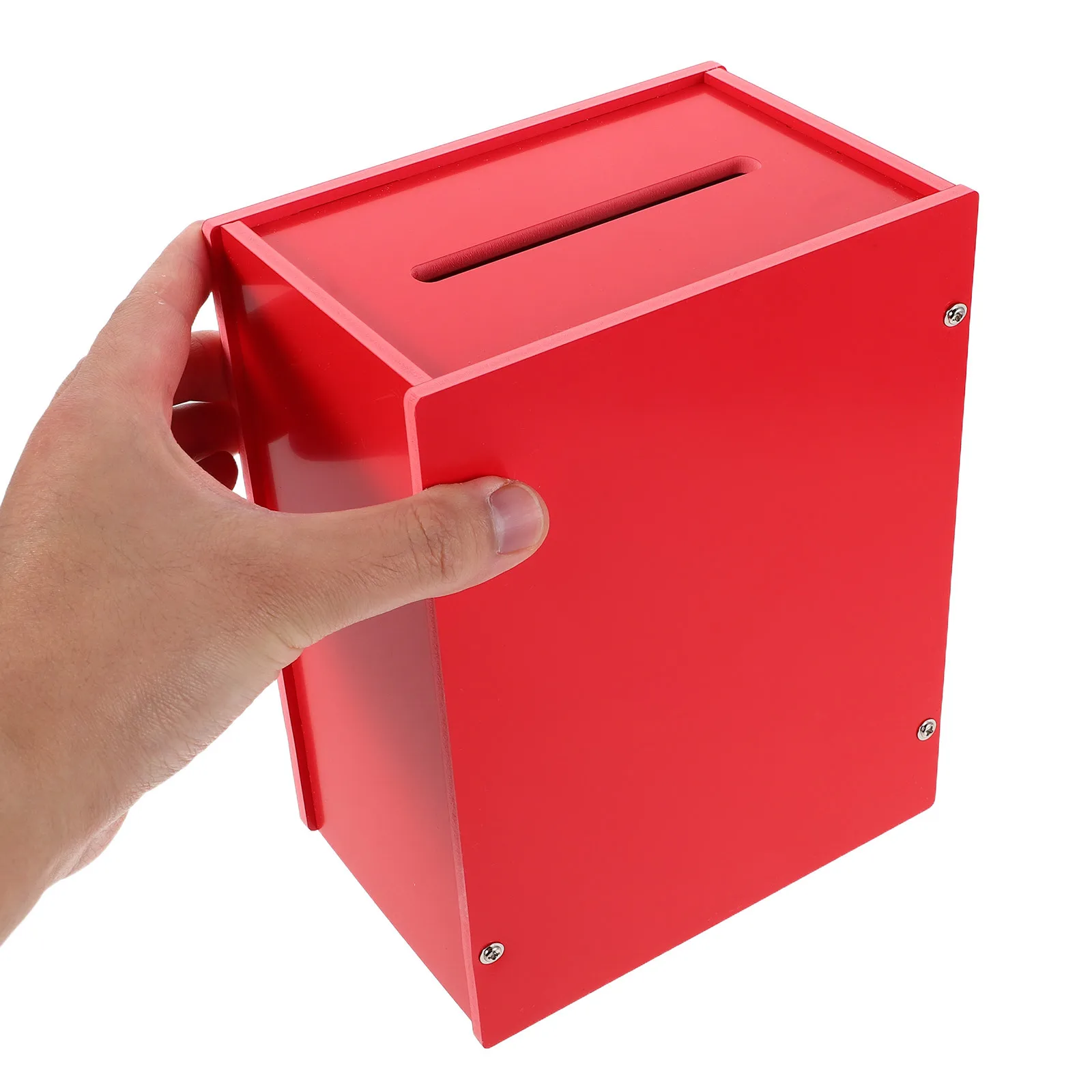 

PVC Multi-Function Voting Box Lockable Donation Suggestion Box for Office School Charity Fundraising Ballot Feedback Collection