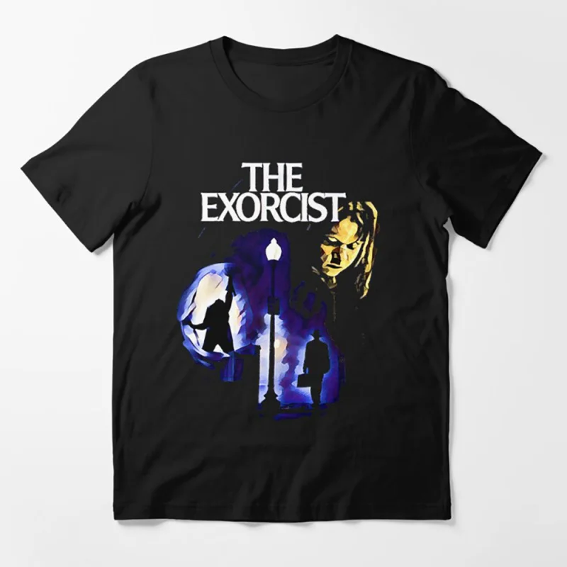 

1225 футболка «Экзорцист Сашири» на Хэллоуин для мужчин, одежда с графическим рисунком из фильма ужасов «Сверхъестественное», топы всех размеров