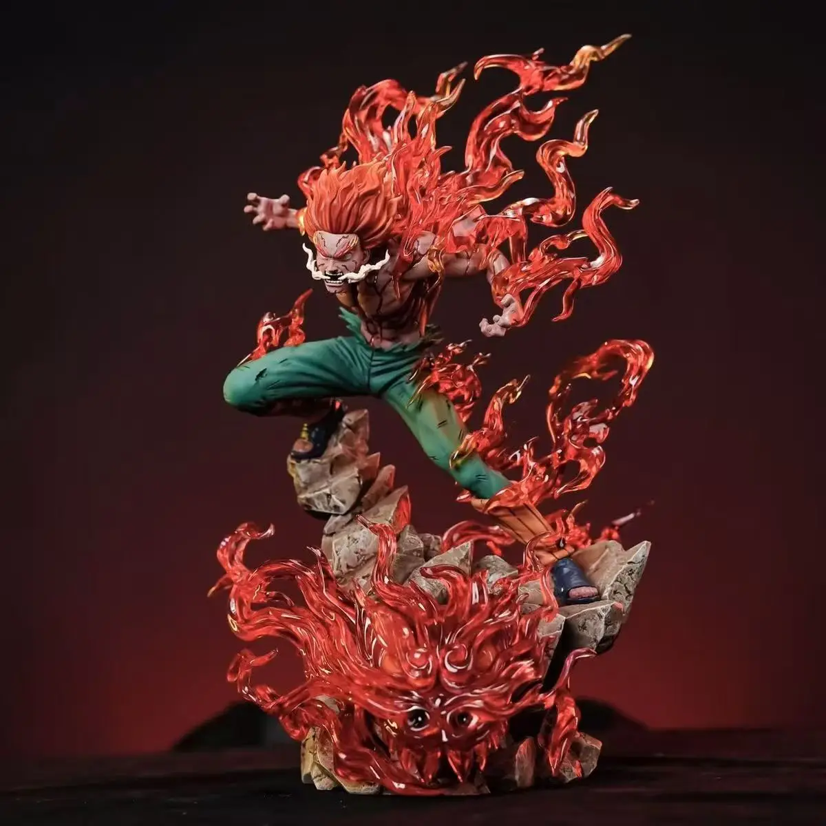 

Naruto Anime Figure Immortal Figure Night Guy Action Model Doll Battle Figure Scene Room Decoration Toy Gift