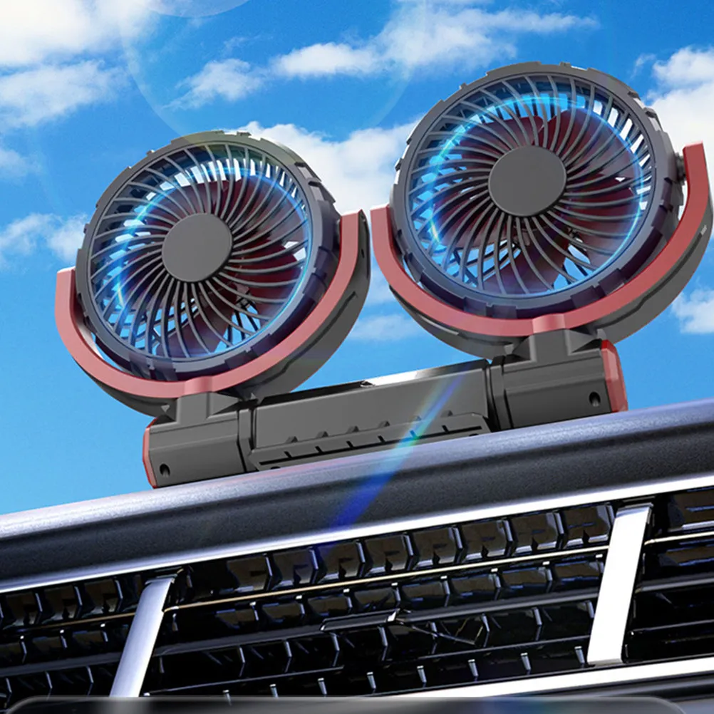 

USB Powered Compact Lightweight Auto with Mounting Bracket Automotive Travel Portable Cooling for Drivers Passengers for Cars