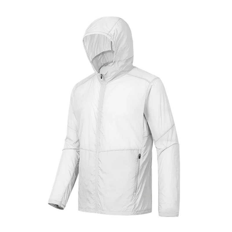 

Men's Cooling UV Protection Jacket Quick-Dry Breathable for Summer Hiking Beach Solid Color (4 Colors), S-2XL