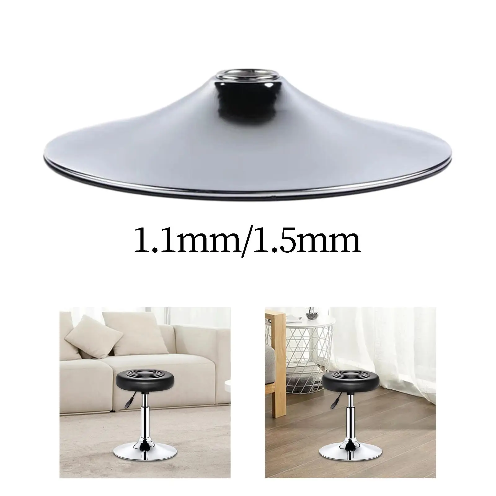 Bar Stool Round Base Accessories Replacement Mount Swivel Plate Table Chair Base for Bar Stool Gaming Office Dining Room Home
