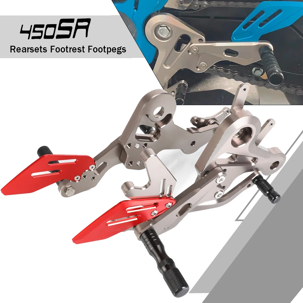 

FOR CFMOTO CF MOTO 450SR CF450SR 450 SR 2023 2022 450SS Motorcycle Footpeg Rearset Footrest Rear Set Foot Peg Pedal Accessories