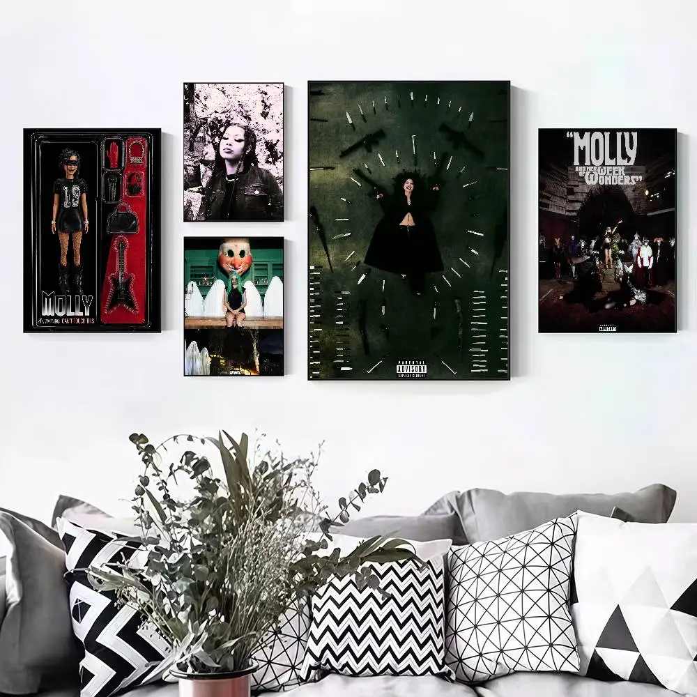 Molly S-Santana Can't Touch This Peelable Self-adhesive Poster Stickers Are Suitable For Frameless