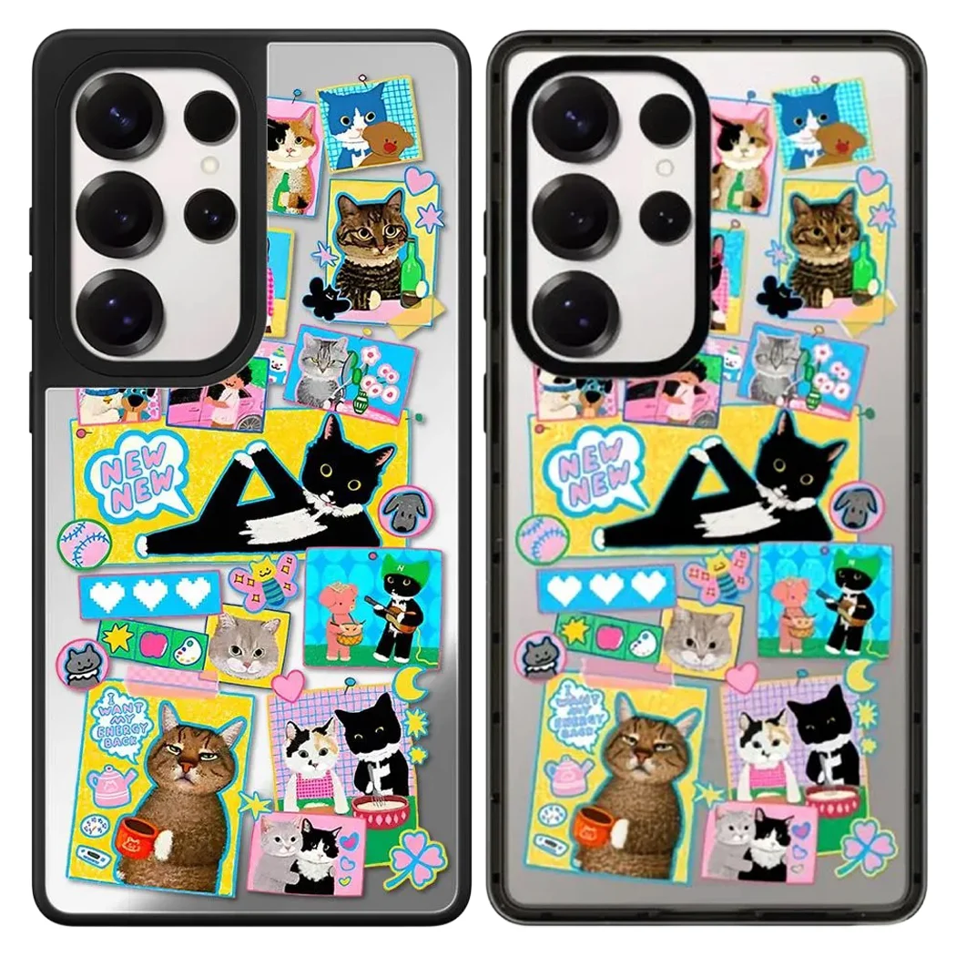 6031314 Mirror / Acrylic Magnetic Case: Compatible with Samsung Galaxy S23 U S24U S25 S26 Ultra S25+ S26 Plus Shell