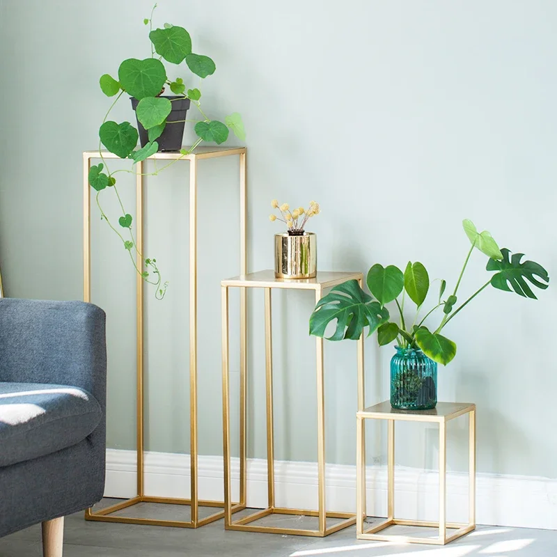 

Originality Nordic Plant Shelves Iron Art Flower Shelf Indoor Living Room Plant Shelves Balcony Garden Furniture Scaffale FYPS