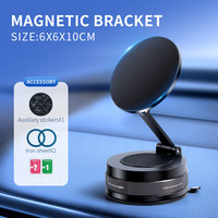 360° Rotatable Double-Sided Magnetic Phone Holder | Easy One-Hand Operation | Foldable Design for Hands-Free Viewing | ABS