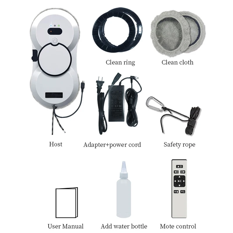 Window cleaning robot Water spray intelligent cleaning robot Brushless motor Glass washer spray window cleaning robot