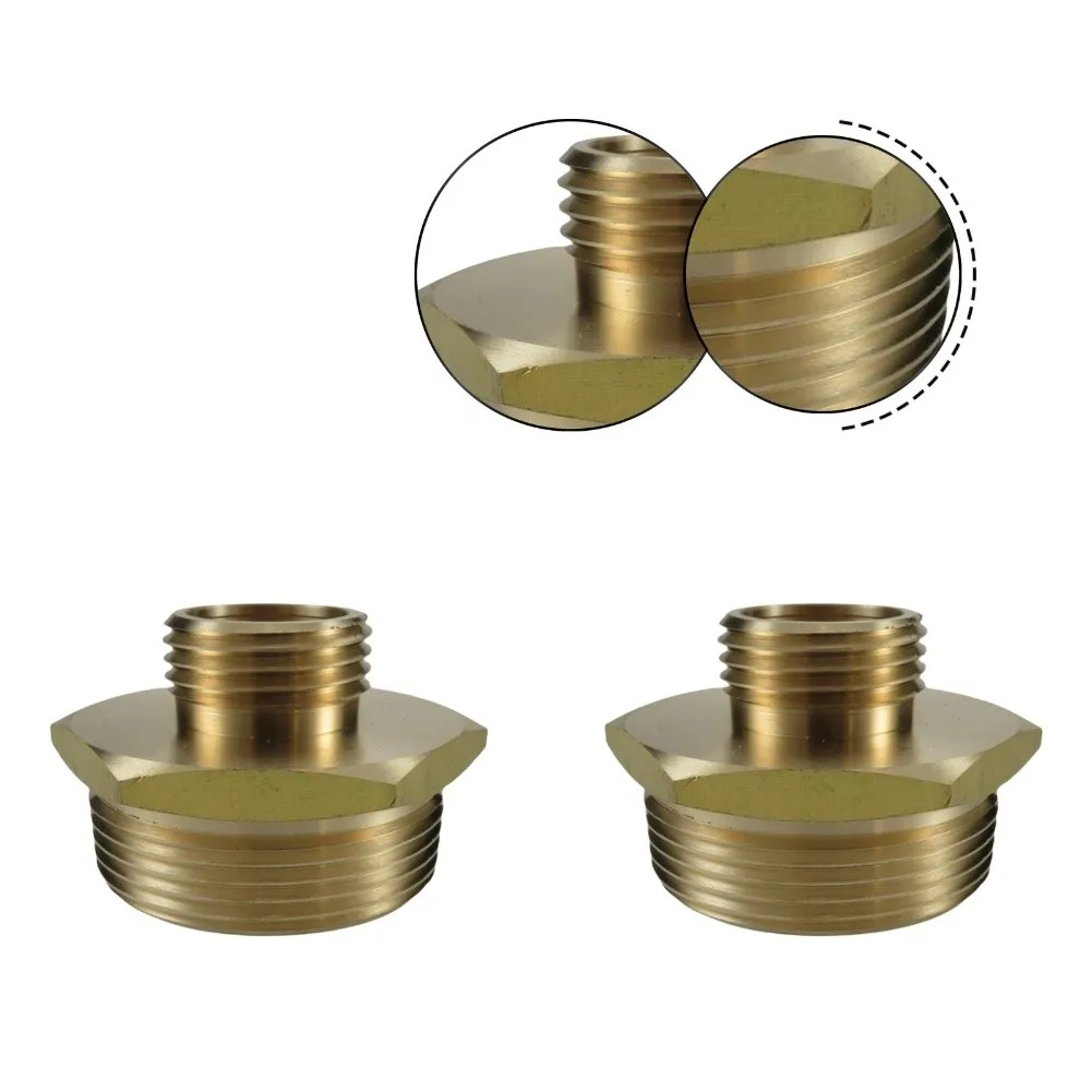 2025 محول خرطوم نحاسي عالي التحمل 3/4 "GHT إلى 1-1/2" NPT ذكر مقرنة توصيل سريعة لمشاريع سقي المنزل والحديقة