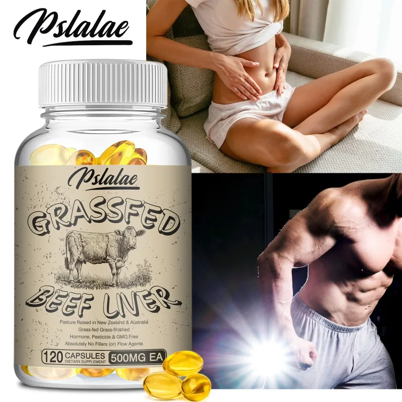 

Grass Fed Beef Liver - Support Energy Production, Digestion, Immunity and General Health Health Supplement - 120 Capsules
