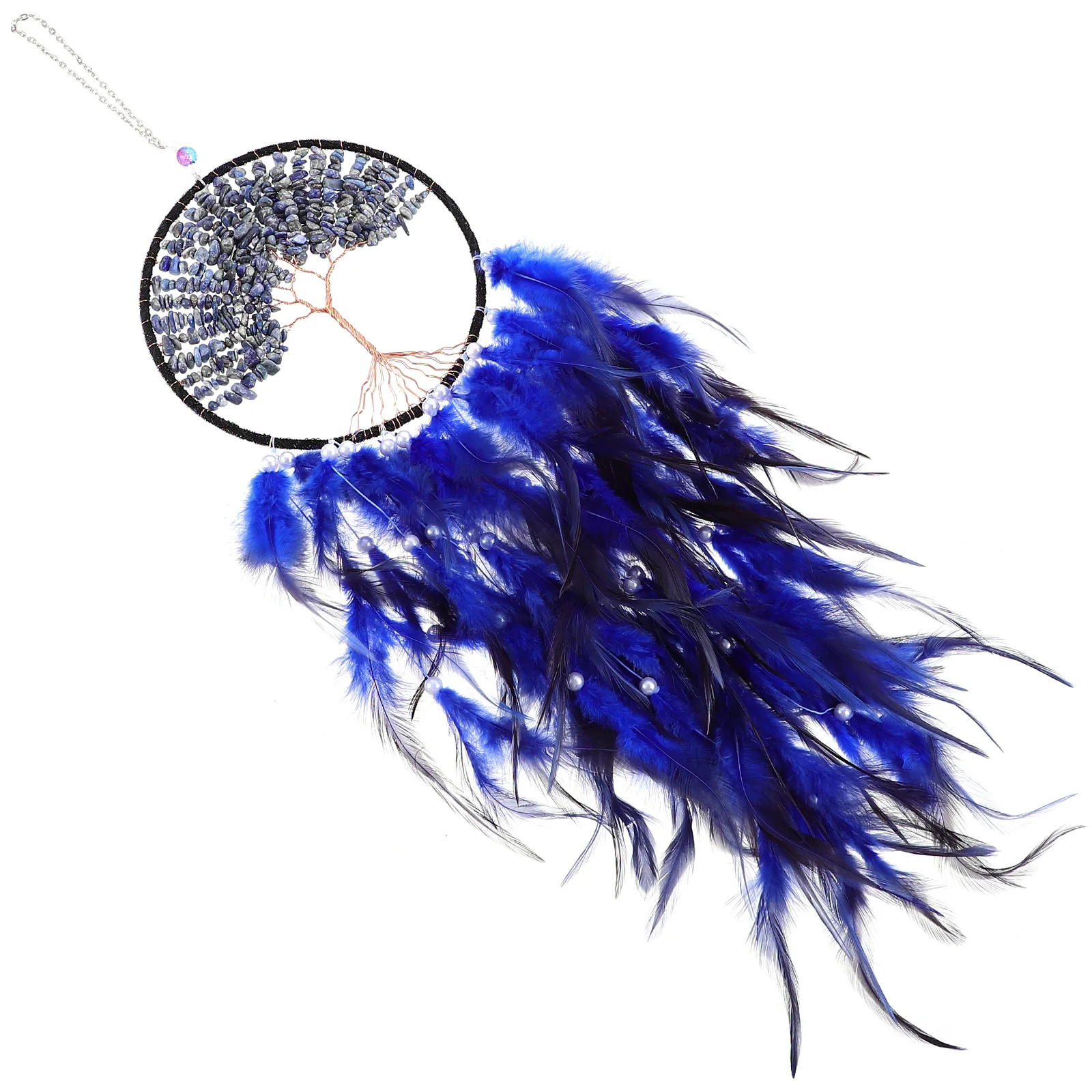 

Dream Catcher Pendant Home Hanging Decoration Tree Ring with Colorful Wall Dreamcatcher Crystal Bohemian