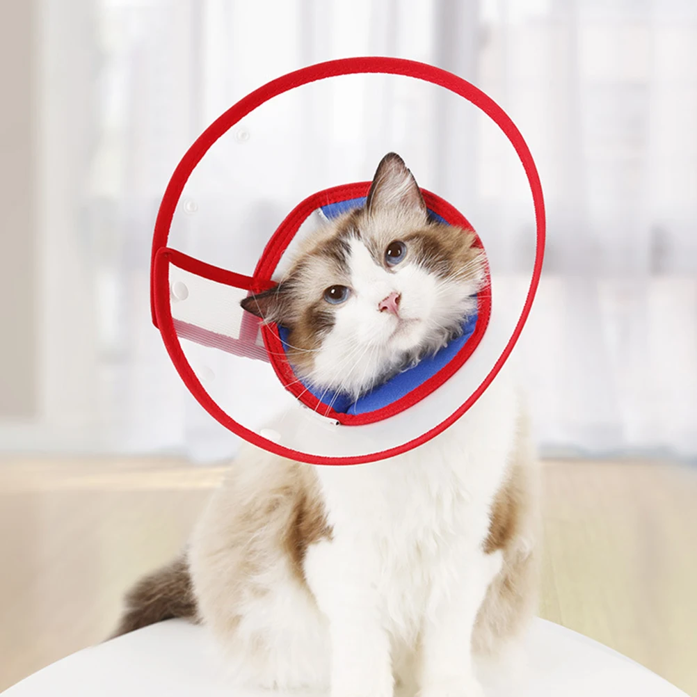 

Adjustable Pet Recovery Cone Collar Dog Cat Neck Protector After Sterilization Skin Irritation Lightweight Scratch Proof For