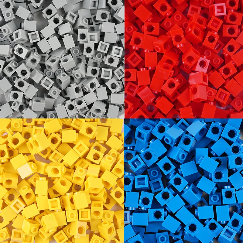 Mattoncino 1x1 con 1 Foro 6541, Parti MOC High-Tech, Blocchi Tecnici Compatibili con Tutti i Marchi, Giocattolo con Piccole Particelle