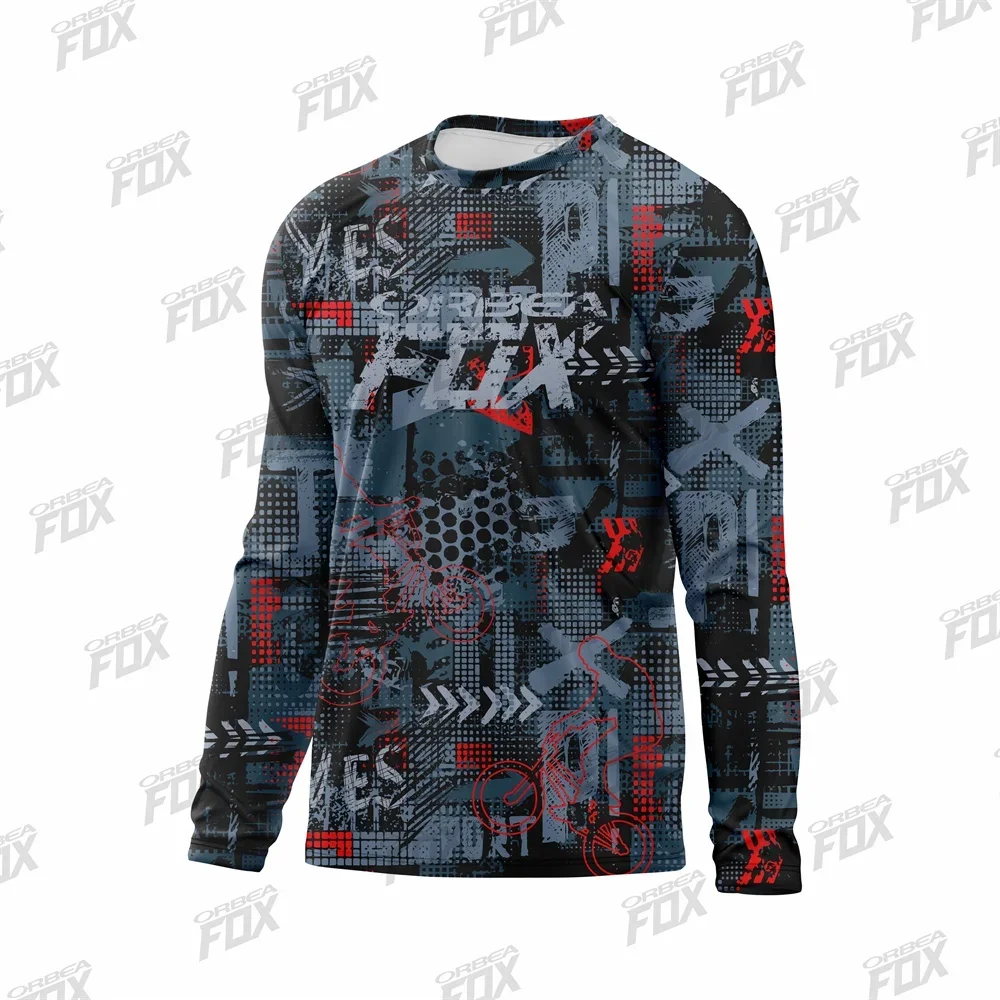 

ORBEA FOX Men Motocross Downhill Mountain Bike Racing Shirt NEW Cycling Jersey Clothing Roupa Ciclismo Masculino