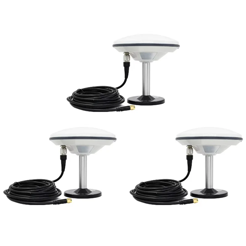 

B18B 3X L1 L2 GNSS Antenna Trim Ble Agricultural GPS Antenna RTK F9P GPS GLO BDS GAL M90SD Magnetic Base Antenna Cable A