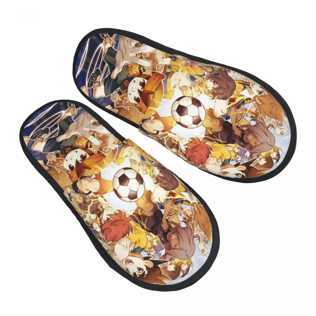 

Inazuma Eleven House тапочки противоскользящие ролевые спортивные игры мягкие бытовые меховые шлепанцы тапочки для гостиной