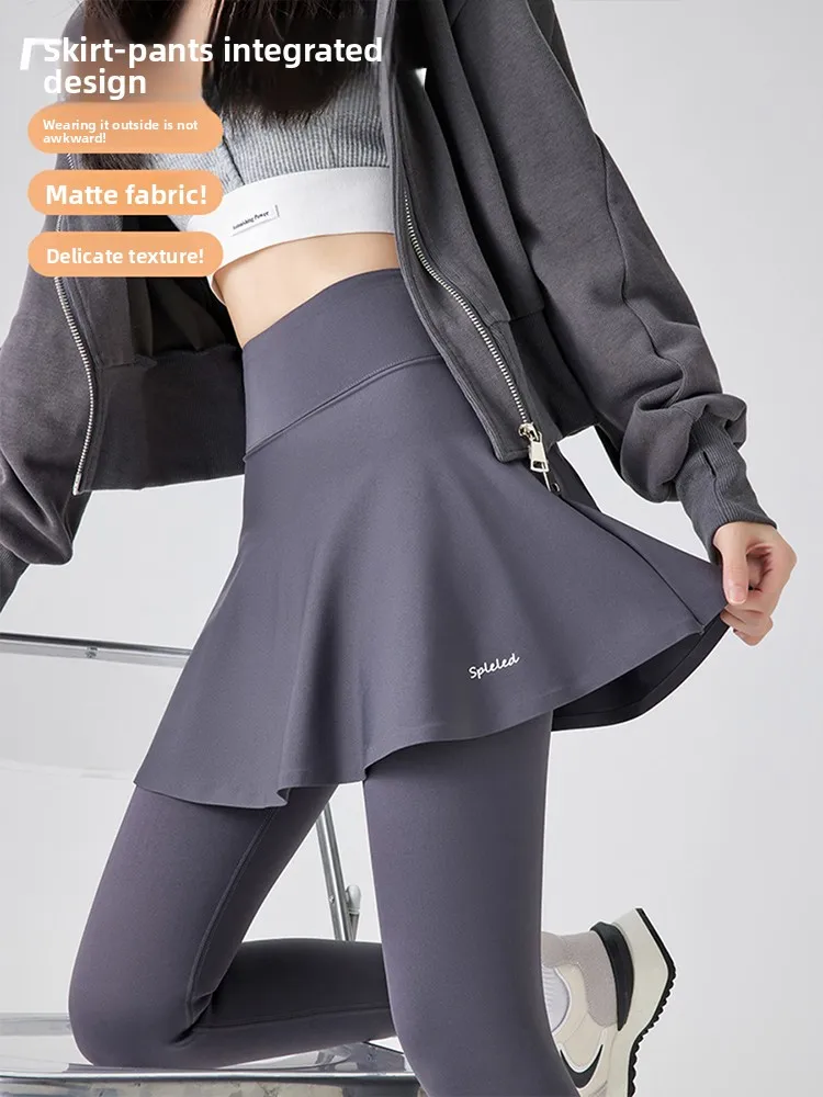 Thiened arkskin ヨガパンツ レディース アウター 恥ずかしいラインなし ハイウエスト ロングパンツ カジュアル プラスサイズ 痩身