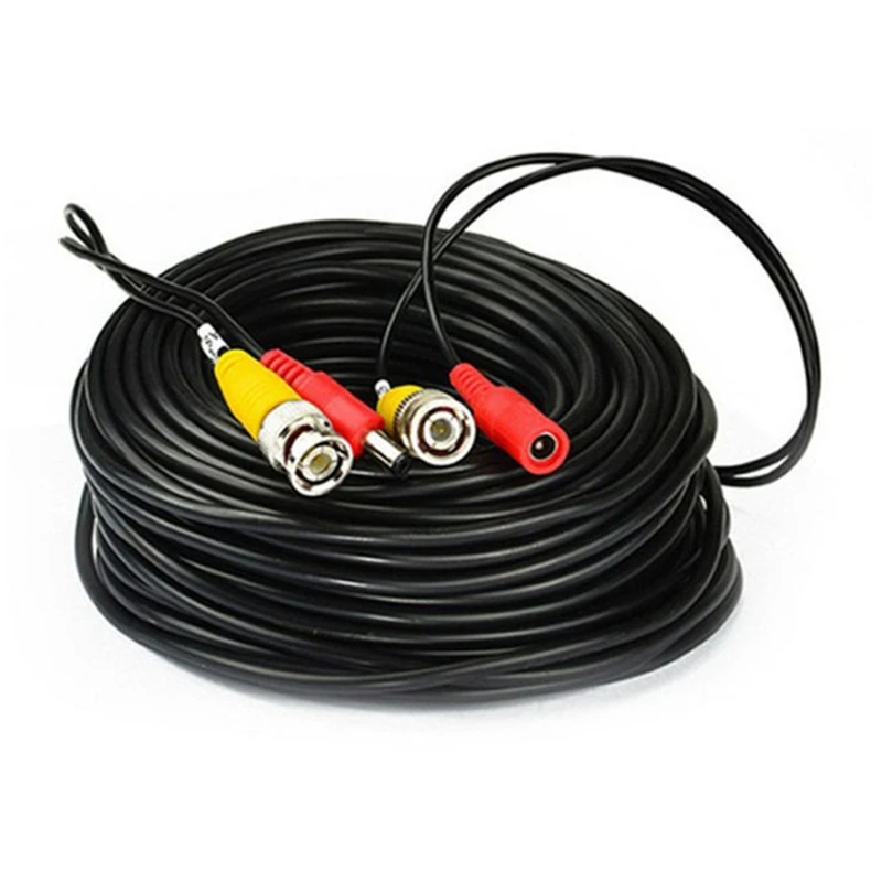 AHD Camera Cables 5M/10M/15M/20M/30M BNC Cable Output for C Plug Cable for Analog AHD CCTV System