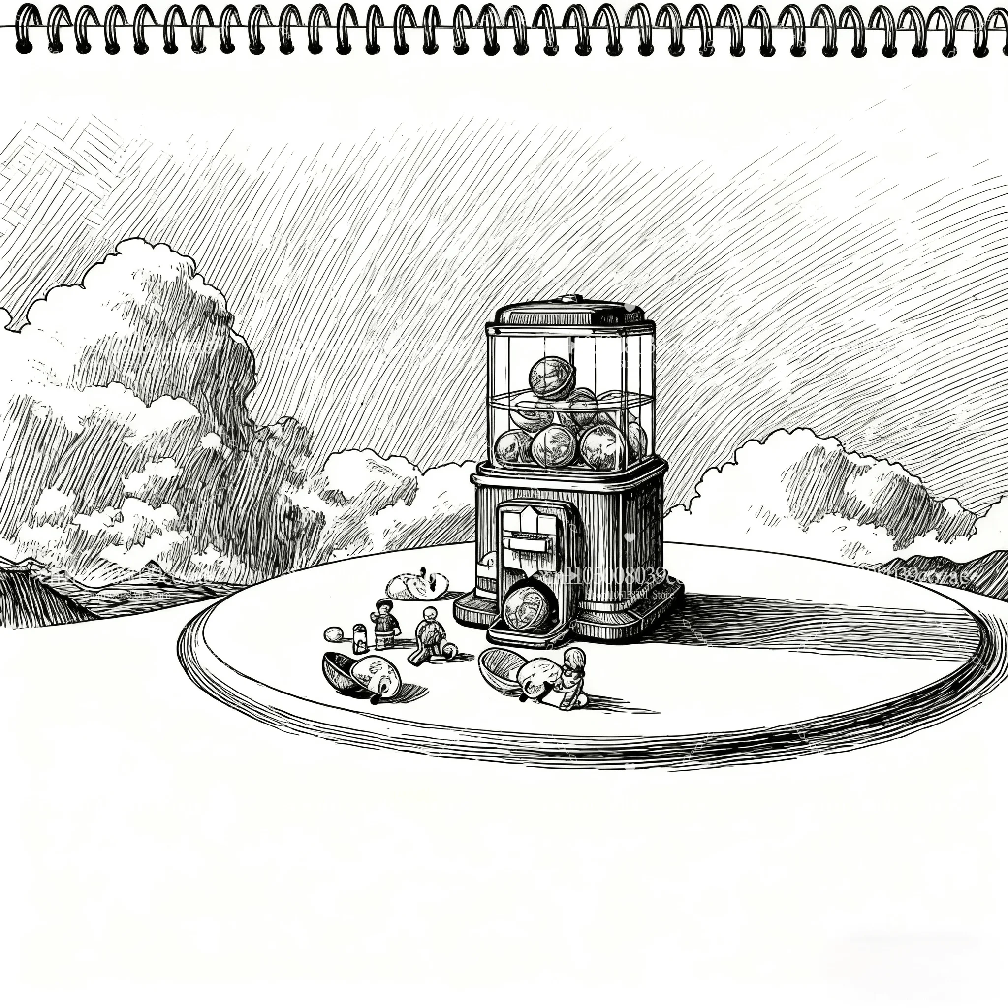 

1343PCS 2025 New Creative Vending MachineBuilding Blocks Sets Coin Operated Play Game Particles Suitable For Christmas Gifts