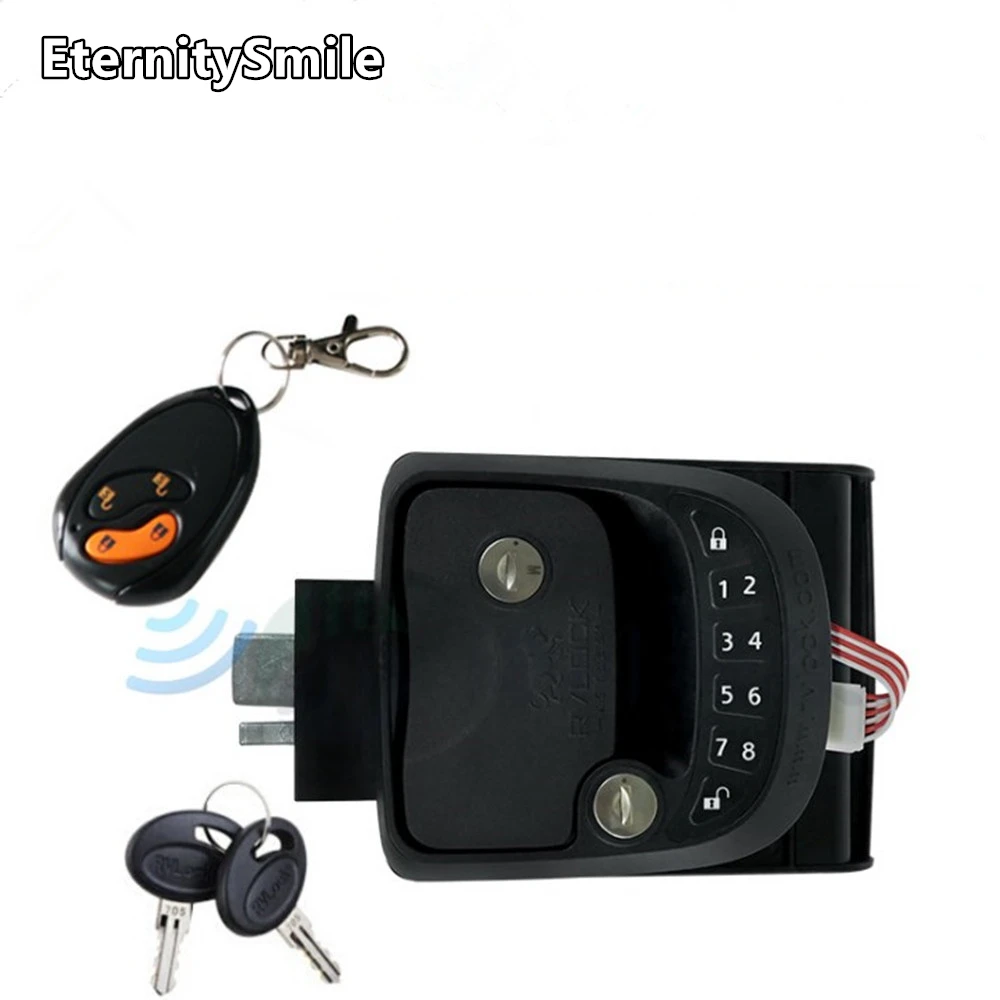 Universal Camper Trailer 2 Key Backlit Remote control Password Keypad Caravan keyless Car door lock