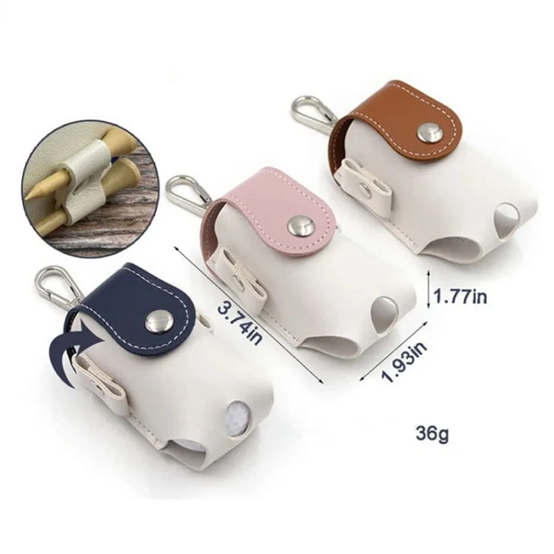 حقيبة كرة جولف صغيرة من جلد البولي يوريثان مع تي شيرتات جولف وحقيبة كرة جولف معلقة على الخصر وحزام جولف هدية للزوج وإكسسوارات رياضية للجولف