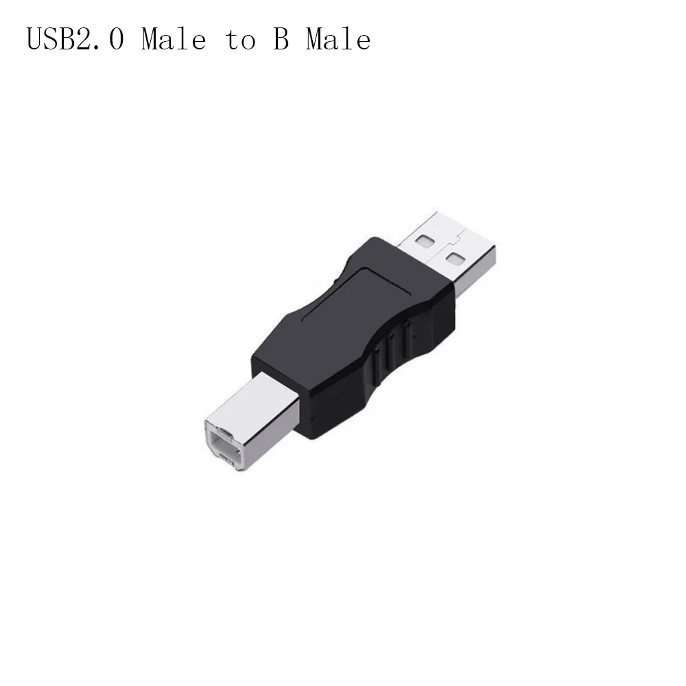 USB 2.0 A Male/Female To B Male/Female Printer Print Converter Adapter Connector USB 2.0 Port To B Connector USB 2.0 Adapter