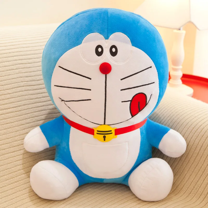 Kawaii Doraemon Plush Toy Stand By Me Cute Stuffed Plushie Doll Cartoon Cat Animal Sofa Bed Pillow Toy Baby Kids Birthday Gifts