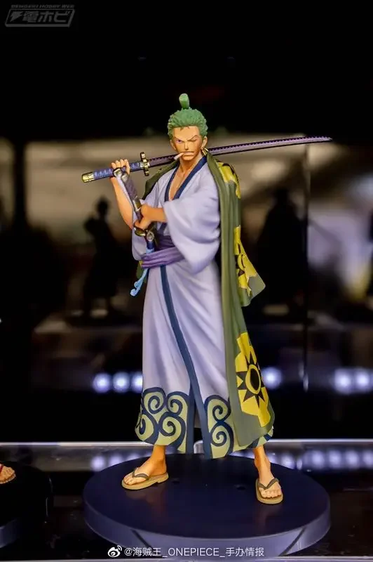 

ONE PIECE Banpresto Wano Country Roronoa Zoro warrior Anime Figure Toy Gift Original Product