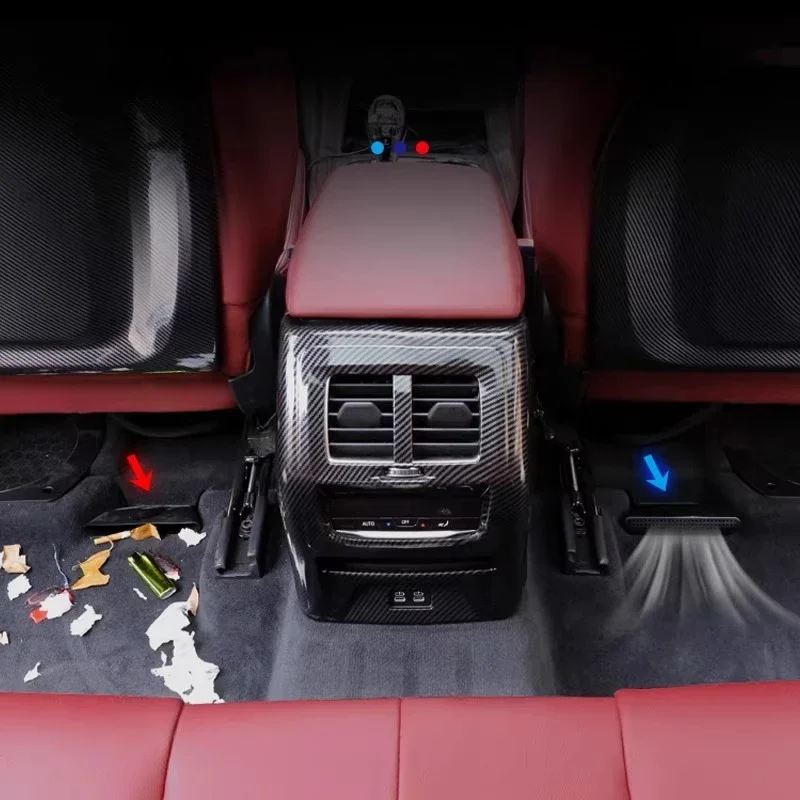 For 2022-2026 BYD Yuan PLUS Seats Under The Trend Dust Cover Rear Air Conditioner Protective Cover Supplies Accessories