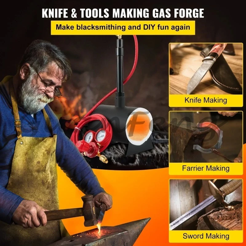 Portable Oval Metal Forge Crucible Melting Kit