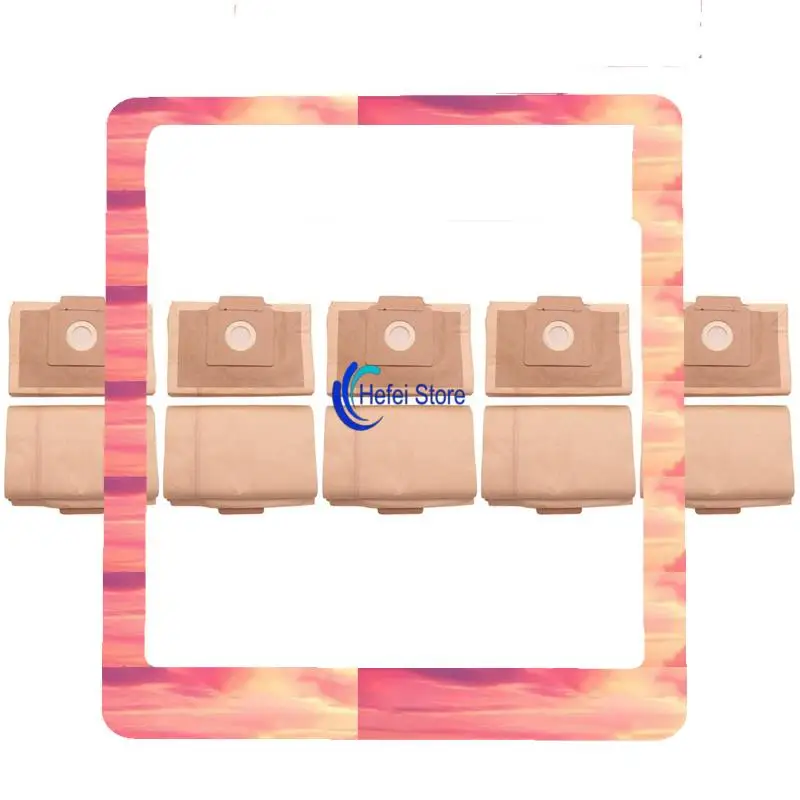 Livraison en 24 heures 50 pièces/lot sacs d'aspirateur sac en papier sac filtrant pour k-archer T12/1 pièces d'aspirateur