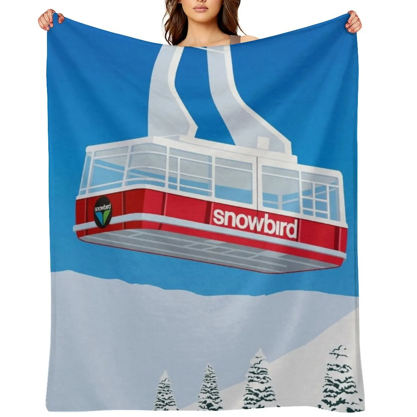 

Snowbird Ski Resort Throw Blanket Summer Beddings Blankets For Baby Personalized Gift Fashion Sofas Blankets