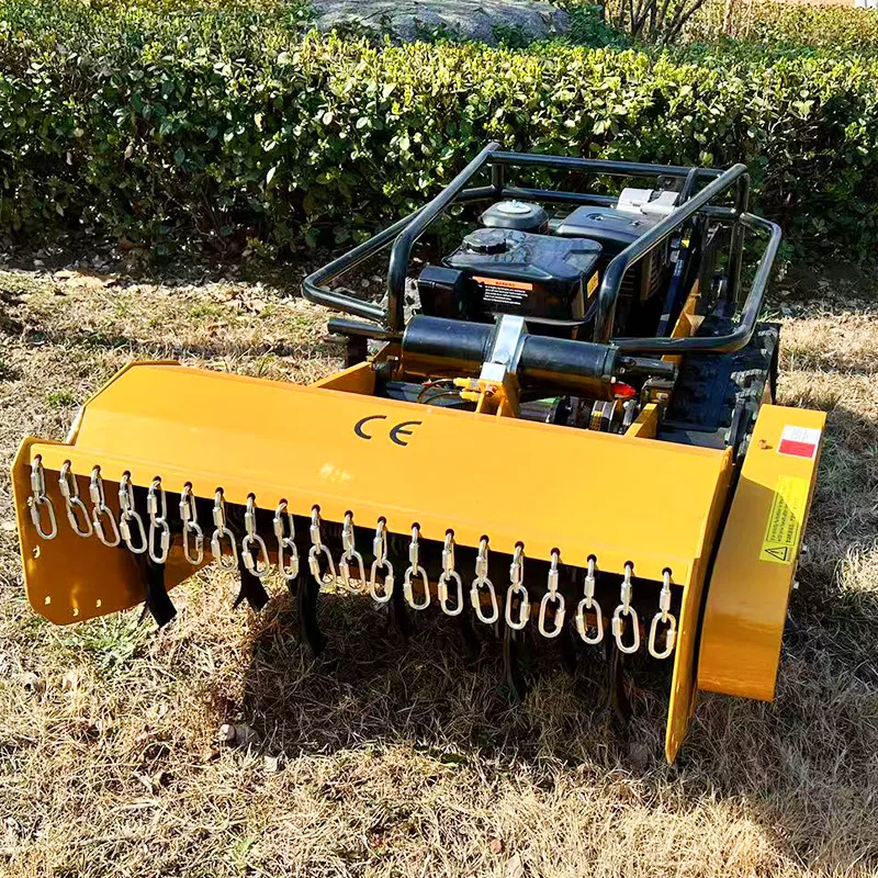 تخصيص متعددة الوظائف الزاحف جزازة العشب الذكية التحكم عن بعد 360 درجة الدورية Weeder حديقة جزازة العشب #5