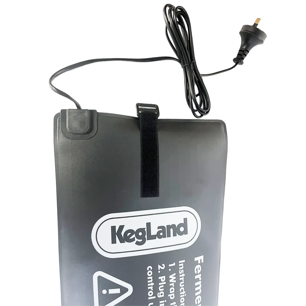 KegLand Fermentation Heating Wrap Belt - With Magic Sticky Tape (30watts) Beer Home Brewing