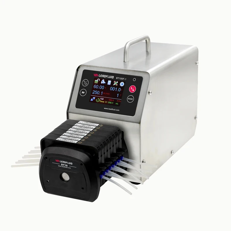 

(Sea shipping) BT100F-1 Large Torque Multi-channel Intelligent Dispensing Peristaltic Pump Max 1650mL/min