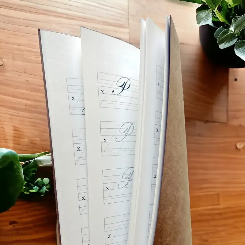 A4-Größe Englisches Handschrift-Übungsbuch - Lernspielzeug für Kalligrafie und Typografie-Fähigkeiten, Übungsbuch – Detail 4