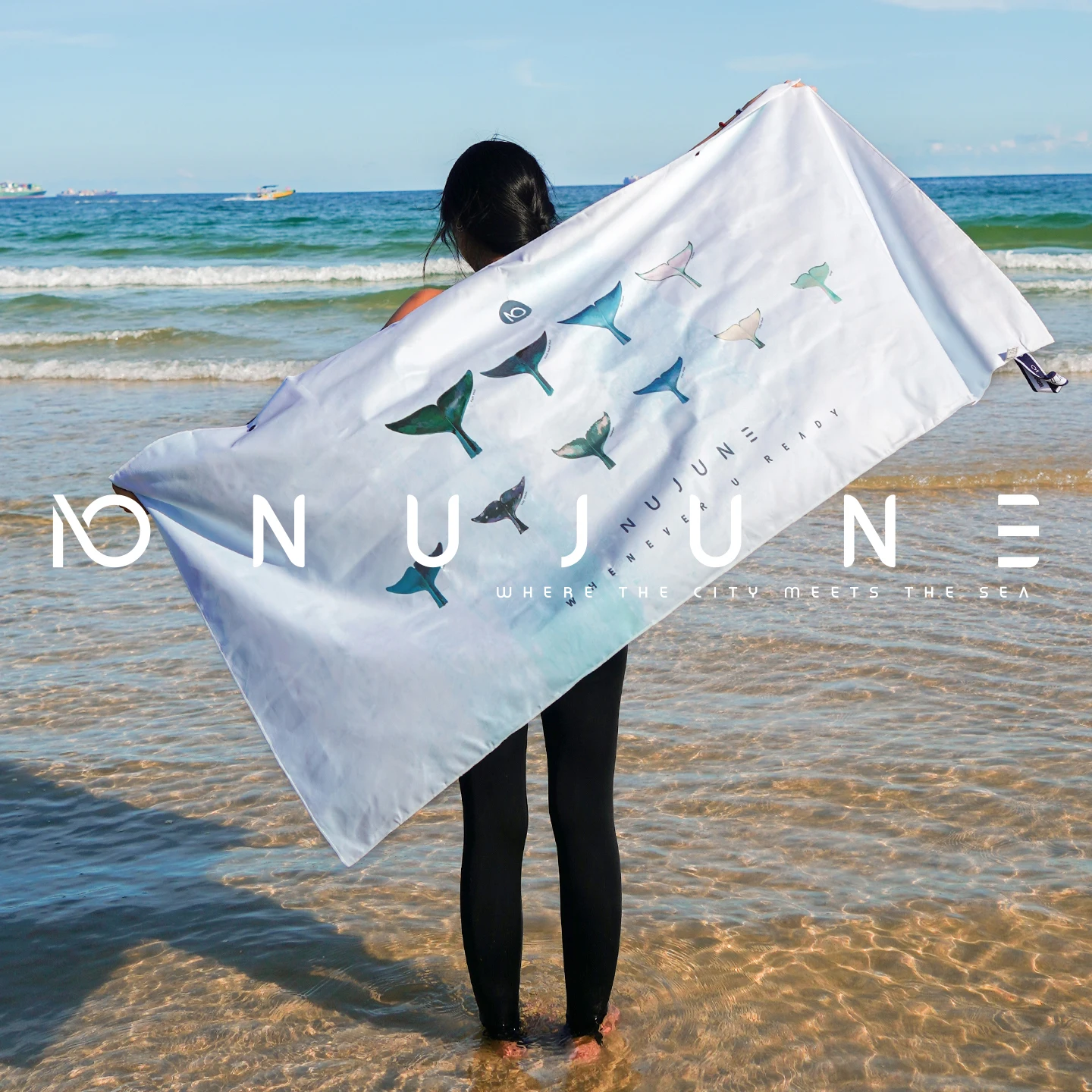 Nu-June Microfiber Beach Towels Trendy Quick Dry Swimming Beach Bath Towels Light Super Absorbent for Diving Gym Yoga