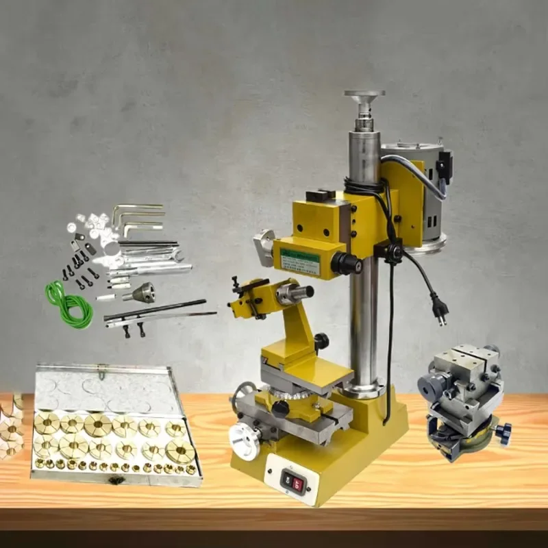 

Jewelry Tools Equipment Diamond Cutting Facet Machine Ring Bracelet Flat Copper Silver Gold Engraving Machine