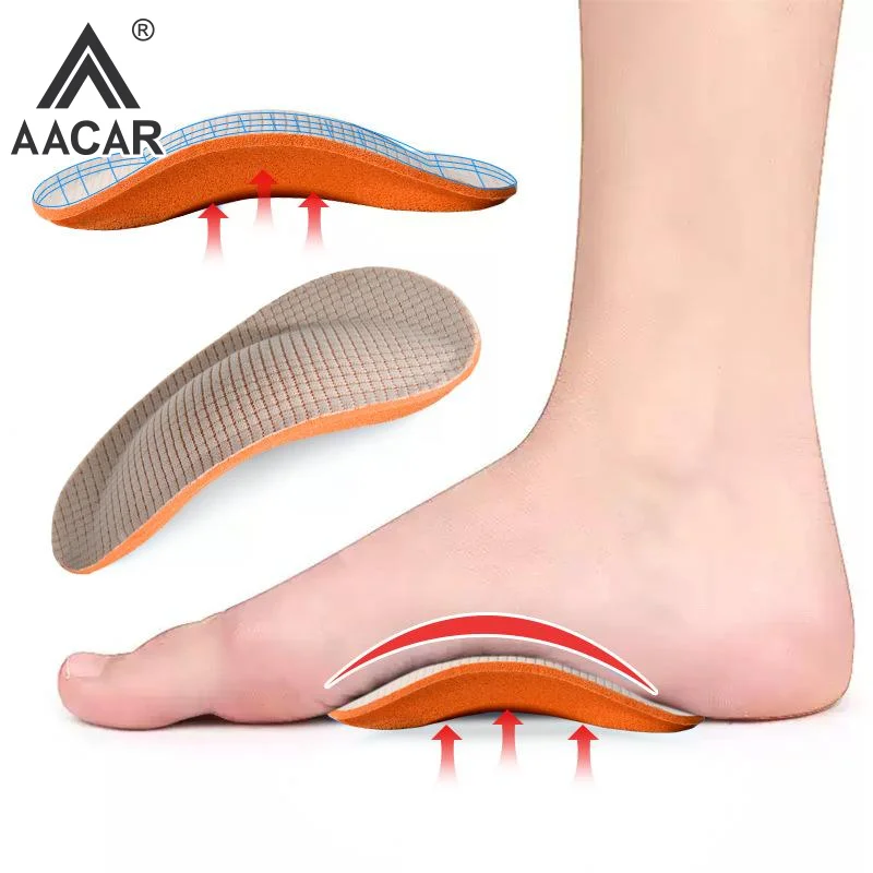 1 par masculino feminino pé valgus varus palmilhas esportivas inserções de sapato eva pés planos arco apoio almofadas ortopédicas para sapatos