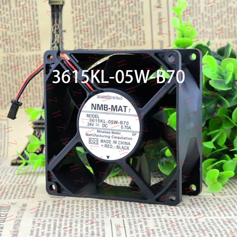 

P+ FOR NMB radiator 24V 0.7A 90*90*38mm 3615KL-05W-B70 For ABB inverter fan ACS510/550