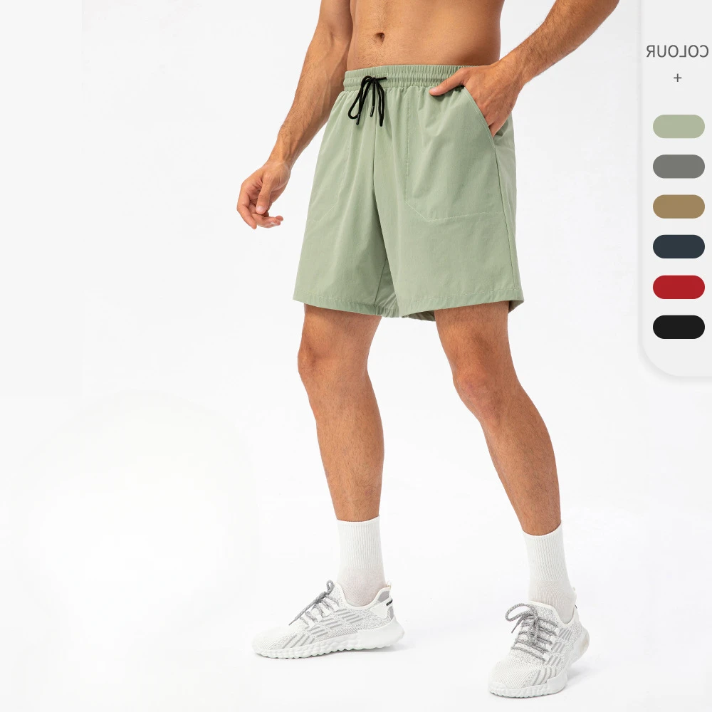 

Loose running gym shorts are breathable quick-drying fashionable casual sports cropped pants