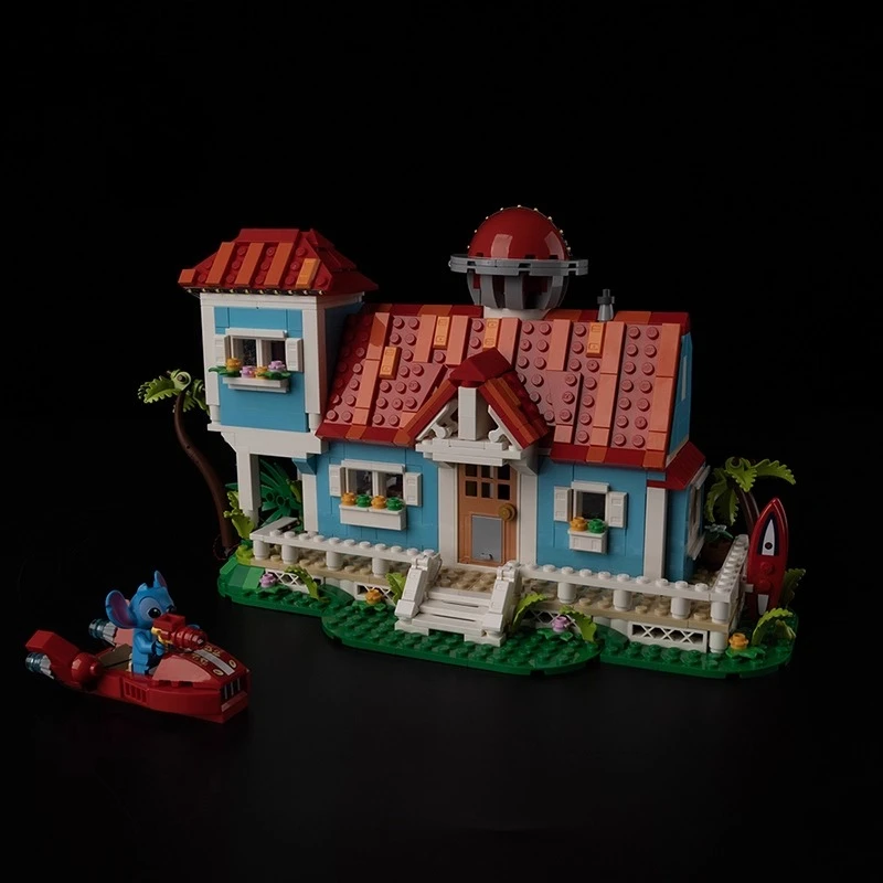 LED-verlichtingsset geschikt voor LEGO Lilo en Stitch Beach House 43268 bouwstenen (niet het stenenmodel)