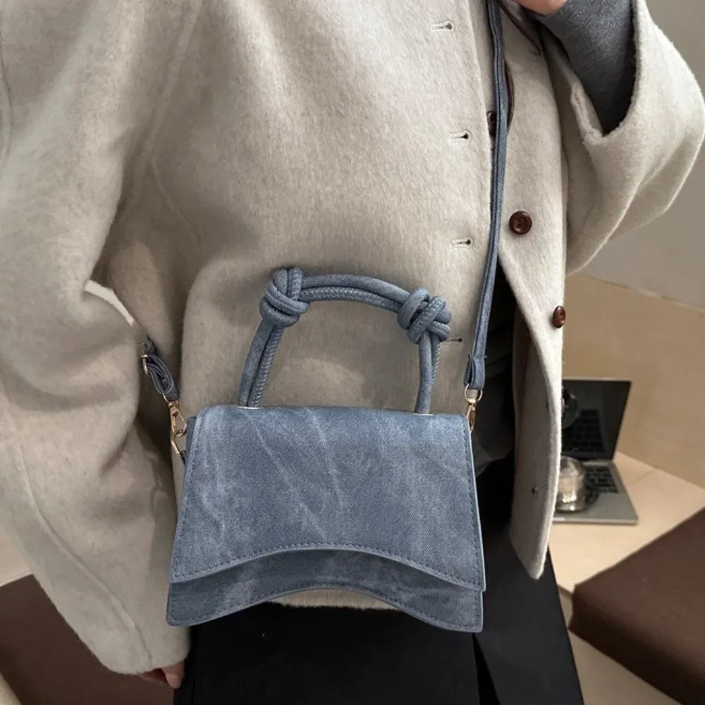 

Сумка через плечо с эффектом размытия цвета, квадратная, простая, в корейском стиле, большая вместимость, из искусственной кожи, для улицы